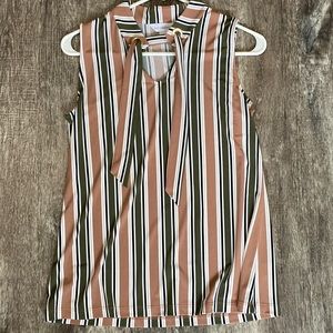 Liz Claiborne striped tank